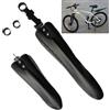 syiyunran Parafango Bici MTB - 1 Set Bicicletta Parafanghi Mountain Bike Removibili Paraspruzzi Accessori Plastica ad Alte Prestazioni Addensare Allargare Regolabile Anteriore Posteriore Compatibile