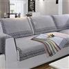 YWQJL Copertura Divano Con Penisola 4/3/2/1 Copridivano Posti Destra Sinistra Impermeabile Angolare,copridivano Angolare Con Penisola Universale, Antiscivolo Fodera Sofa Cover Set L Shape,grau-70x90cm