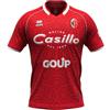 Errea SSC Bari Erreà Maglia Away Uomo Rossa, Taglie S-XL - Maglia Calcio Semi Aderente con Parasudore e Collo a V - Ideale per Tifosi e Appassionati di Sport (IT, Testo, M, Regular, Regular, Rosso)