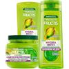 Garnier Fructis Set: Hydra Ricci Balsamo Definizione 200ml, Hair Bomb Proteine Maschera Ultra Idratante 320ml, Shampoo 250ml - 3 Flaconi