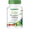 Fairvital | Vitamina 1000mg tamponata - altamente dosato - VEGAN - 90 Capsule - Ascorbato di calcio