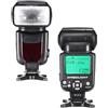 Digital Nc Speedlite Flash con display LCD compatibile con fotocamere Nikon, Canon, Sony, Panasonic, Leica, Fujifilm, Pentax e Olympus con Hot Shoe