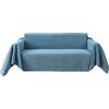 VanderHOME Spessore Tessuto Copridivano Antiscivolo Decorativo Universale Impermeabile Fodere Copridivani Slipcovers Divano Protector elasticizzati per Cani Gatti Letto 180 * 260cm-Blu chiaro