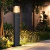 Miratic Paletto Luce da Giardino Esterno per Sentieri Vialetti Terrazze IP54 Palo Lampada da Terra Esterno Illuminazione Esterna Base E27 Lampadina non Inclusa (con sensore di movimento)