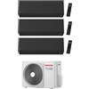 Toshiba CONDIZIONATORE TOSHIBA TRIAL SPLIT SHORAI EDGE BLACK 9000+9000+9000 BTU WIFI INVERTER RAS-3M18G3AVG-E A+++