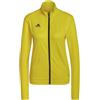 adidas Donna Entrada 22 Track Jacket, Team Yellow / Black, L