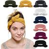 DRESHOW 8 Pezzi Fasce per Capelli Donna Elastica Turbante Fascia Capelli Cerchietti Annodato Fasce Accessori Capelli