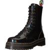 Dr. Martens, Bovver Boots Winter Donna, Black Patent Lamper, 39 EU