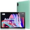 DOOGEE U10 Tablet 9GB RAM+128GB ROM/TF 1TB, Android 13, 10 Pollici, Bluetooth 5.0, WiFi-6, 5060mAh, 1280 * 800, 5MP+8MP, Widevine L1, TÜV Luce Blu Bassa