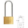 Wolfpack 3101170-Lucchetto ad arco lungo, chiavi identiche, Numero 1 in ottone, 30 mm