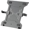 goobay Supporto per computer portatile da 10 a 15,6 (25-40 cm), max. 4,5 kg, montaggio su un supporto monitor, VESA 75/100 mm, nero 70817