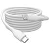 DIGITUS Cavo di ricarica - Da USB C a Lightning - 2 m - Cavo USB da 480 Mbit/s 60 W 3 A - Guaina flessibile in silicone con protezione antipiega - Certificato MFI per dispositivi Apple - Bianco