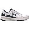 Under Armour UA Charged Edge, Scarpa da Allenamento Uomo, White/White/Black, 45 EU