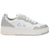 SUN68 Basket Love lady Bianco Argento
