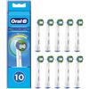 Oral-B Precision Clean Testine Spazzolino Elettrico, Confezione da 10 Testine di Ricambio, 3 Tipi di Setole per una Pulizia Precisa e Sbiancante, Indicatore di Utilizzo della Testina