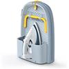 Joseph Joseph - Pocket, asse da stiro pieghevole da tavolo, compatto e salvaspazio, asse di dimensioni standard - Colore: Grigio/Giallo