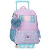 Enso Cute girl Zaino prescolare con Trolley viola 25x32x12 cm Poliestere 9,6L