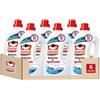Omino Bianco - Detersivo Lavatrice Igienizzante Liquido, 240 Lavaggi, Igienizza i Capi e Rimuove Germi e Batteri, Formato Convenienza, 2000 ml x 6 Confezioni