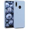 kwmobile Cover per Huawei P Smart (2019) Custodia - Back Case per Smartphone in Silicone TPU - Protezione Gommata - blu chiaro matt
