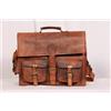 Originale Borsa messenger a tracolla da uomo in pelle marrone vintage comoda per laptop