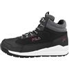 FILA Alpha mid men Stivali Uomo, Nero (Black/Castle Rock), 41 EU