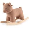 BIECO Dondolo Bambini Peluche Orso Mika, 68 cm | Cavallo a Dondolo per Bambini | Cavalluccio per Bambini | Cavallino a Dondolo Bambini Cavalluccio a Dondolo Bambini 1 Anno Cavallo Dondolo Bimba