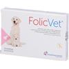 Abiovet FolicVet Acido Folico per Cani e Gatti, Vitamina B9, 15 Compresse