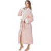 LEBENGOOD Accappatoio donna inverno - Accappatoio donna in pile, vestaglia da casa signora, coralina, accogliente, microfibra OEKO-TEX®,Rosa XL