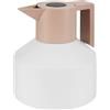 Belle Vous Termos Acqua Calda - Brocca Termica Acciaio Inox - Thermos a Doppia Parete 1,2 L- Teiera Termica per Bevande - Calda per 8 Ore - Fredda per 12 Ore (Bianco)
