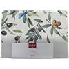 Gabel - Collezione Color Lab - Tovaglia Rettangolare Senza Tovaglioli - Stampata su Panama di Puro Cotone 100% - MEDITERRANEA (Rettangolare da 12 (150 x 270 cm)), 23993