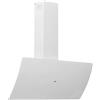 vidaXL Cappa a Parete 90 cm in Acciaio e Vetro Temperato Bianco