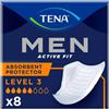 ESSITY Tena Men Livello 3 Assorbenti Uomo confezione da 8 pezzi