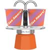 Bialetti Mini Express 2 Tazze - Collezione Dolce Vita, Caffettiera Arancione con 2 Tazzine incluse