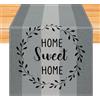 Kiatuniya Runner Tavola Moderna Blu Grigio Runner da Tavolo Strisce Centro Tavola Decorazioni Lavabile Tovaglia Decorazioni Runner per Cucina Ristorante Giardino Esterno Feste 40x140 cm