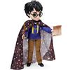 Wizarding World Harry Potter, set regalo bambola Harry Potter da 20,3 cm con Mantello dell'Invisibilità e 5 accessori per bambola, giocattoli per bambini dai 6 anni in su
