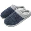 TTW Pantofole Uomo Invernali Memory Foam Calde e Comode Grigio Nero Marrone Blu Taglie 40-47 (Marrone, Sistema Taglie Calzature EU, Adulto, Numero (range), Media, 46, 47)