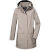 G.I.G.A. DX Donna Parka in softshell con cappuccio/giacca in softshell con zip GS 95 WMN SFTSHLL PRK, hellsand, 38, 42711-000
