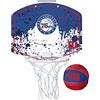 Wilson Minicanestro da Basket NBA TEAM MINI HOOP, Plastica, Bianco/Viola Scuro (Phoenix Suns)