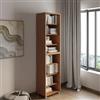 DEGHI Libreria modulare 49x197h cm effetto ciliegio con 7 ripiani regolabili - Modar