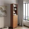 DEGHI Libreria modulare 49x197h cm effetto ciliegio con 2 ante - Modar