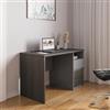 DEGHI Scrivania 120x60 cm rovere grigio e grigio scuro con 1 cassetto e 1 anta - Rayla