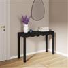 DEGHI Consolle 110x36 cm in legno nero - Jasi