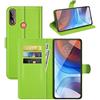 FTRONGRT Wallet Cover per Motorola Moto E7i Power, [Chiusura Magnetica] [con Slot per schede] [con Supporto per Cellulare] PU Portafoglio Flip Cover Custodia per Motorola Moto E7i Power -Verde