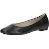 CAPRICE Donna Ballerine in Pelle Eleganti, Argento (Pearl Metallic), 40 EU