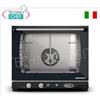 UNOX - FORNO CONVENZIONE elettrico, per GASTRONOMIA e PASTICCERIA, capacit 4 TEGLIE da mm. 460x330, versione con COMANDI MANUALI ed UMIDIFICATORE, V. 230 1, Kw. 3,00, Peso 31 Kg, dim.mm. 600X655x509h