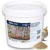 Chick'N Deluxe® Ideal Sand 5Kg. Sabbia Marina per Il Fondo delle Gabbie degli Uccelli. Arricchito con gusci d'ostrica schiacciati e profumato con Anice per l'igiene e la Salute dei Vostri Uccelli.