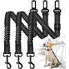 Blanlody Cintura Sicurezza Cani Auto Cintura Cane Auto Regolabile Cintura Auto per Cani Flessibile Cintura Di Sicurezza Auto Resistente Allo Strappo Cintura per Cani Auto Adatto A Tutti I Cani E Gatti