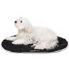 United Pets Lazy Dog Mat - Cuccia Portatile Per Cani Pieghevole, Materassino Da Ristorante E Da Viaggio, Tappetino Cuccia Leggero, Colore Nero Rosa