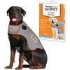 Thundershirt, gilet per cani, XXL, platino sport, gilet per calmare l'ansia per cani