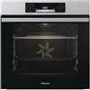 Hisense BI64213E5PX - Forno da incasso elettrico ventilato, 77 Litri, Classe energetica A
